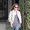 Rachel Bilson 
leaving Andy LeCompte salon in Beverly Hills..