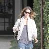 Rachel Bilson 
leaving Andy LeCompte salon in Beverly Hills..