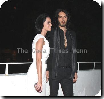 Katy Perry and Russell Brand