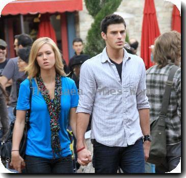 Adam Gregory takes his girlfriend to the movie theater in Hollywood. Los Angeles, California.