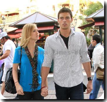 Adam Gregory takes his girlfriend to the movie theater in Hollywood. Los Angeles, California.