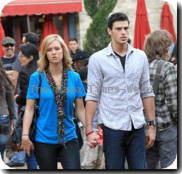 Adam Gregory takes his girlfriend to the movie theater in Hollywood. Los Angeles, California.