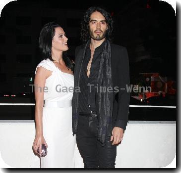 Katy Perry and Russell Brand