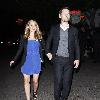 Tobey Maguire and his wife Jennifer Meyer 
attend a private party at Chateau Marmont.