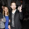 Tobey Maguire and his wife Jennifer Meyer 
attend a private party at Chateau Marmont.