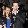 Tobey Maguire and his wife Jennifer Meyer 
attend a private party at Chateau Marmont.