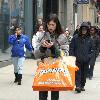 Charlotte Gainsbourg 
out shopping in Soho.