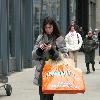 Charlotte Gainsbourg 
out shopping in Soho.