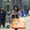 Charlotte Gainsbourg 
out shopping in Soho.