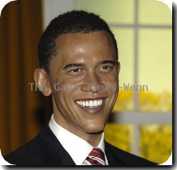 Barack Obama (Waxwork)
A waxwork of Michelle Obama is unveiled at Madame Tussauds next to a waxwork of her husband US President Barack Obama. The First Lady joins the waxwork of her husband, US President Barack Obama, in the Setting of The Oval Office..