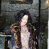 Nancy Dell'olio leaving San Carlo restaurant.