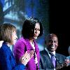 US First Lady Michelle Obama
speaks to the US Conference of Mayors' 78th Winter Meeting at the Capital Hilton addressing childhood obesity and the impact it has on the health of the nation.