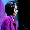US First Lady Michelle Obama
speaks to the US Conference of Mayors' 78th Winter Meeting at the Capital Hilton addressing childhood obesity and the impact it has on the health of the nation.