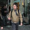 Noel Gallagher leaving the Radisson Edwardian hotel.