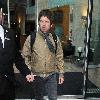 Noel Gallagher leaving the Radisson Edwardian hotel.