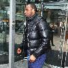 Manchester City player Patrick Viera leaving the Radisson Edwardian hotel.