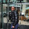 Manchester City player Patrick Viera leaving the Radisson Edwardian hotel.