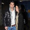 Susie Amy and her new boyfriend, Irish International Rugby player Rob Kearney, arriving at the opening night of musical by Queen and Ben Elton, 'We Will Rock You' at the O2.