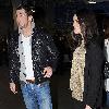 Susie Amy and her new boyfriend, Irish International Rugby player Rob Kearney, arriving at the opening night of musical by Queen and Ben Elton, 'We Will Rock You' at the O2.