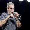 Henry Rollins performing live
at Liverpool Academy on his spoken word tour.