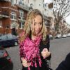 Leona Lewis
 arriving at the BBC Studios in Maida Vale to appear on the Live Lounge.