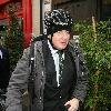Mayor of London Boris Johnson 
in Soho after launching this year's Chinese New Year celebrations.