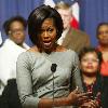 First Lady Michelle Obama 
visits the Department of Commerce to thank its employees for their service to government as part of her 'Thank You For Your Service To Your Country' tour.