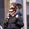 Hugh Jackman and daughter Ava Jackman 
Hugh Jackman walking in Soho with his family.