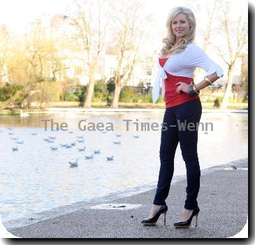 Abi Titmuss 
at a photocall for 'Stage Fright' at the Canal Cafe Theatre..