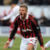 David Beckham plays for Milan against Livorno 
Milan, Italy - 31.01.10 credit: IANSWENN