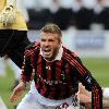 David Beckham plays for Milan against Livorno 
Milan, Italy - 31.01.10 credit: IANSWENN