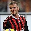 David Beckham plays for Milan against Livorno 
Milan, Italy - 31.01.10 credit: IANSWENN