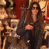 Lisa Gastineauout shopping with her daughter at the 'Under G's Lingerie' boutique in Beverly Hills.Los Angeles.