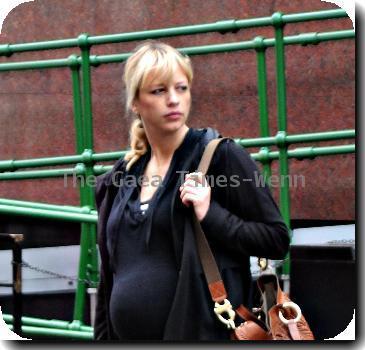 Sara Cox 
arriving at the Radio One studios.