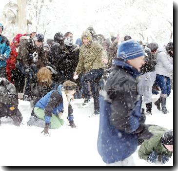 snowball fight