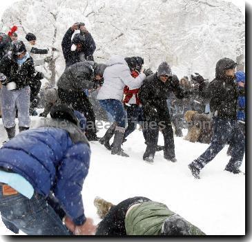 snowball fight