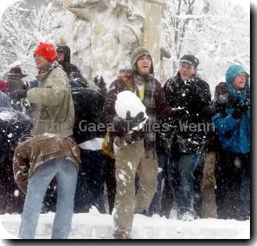 snowball fight