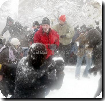 snowball fight