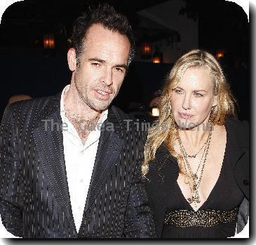 Paul Blackthorne and Daryl Hannah
leaving La Vida restaurant in Hollywood after attending a party thrown by Quentin Tarantino.