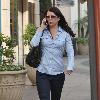 'Parenthood' star Lauren Graham talking on her cellphone while out shopping in Hollywood.