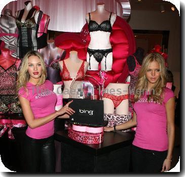 Candice Swanepoel and Erin Heatherton
Victoria's Secrets Bombshells answer Valentine's Day Questions on Bing Video - Photocall.
New York City. USA