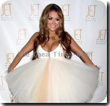 Aubrey O'Day celebrates her birthday at Jet nightclub inside the Mirage Hotel and CasinoLas Vegas.