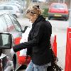 Kerry Katona 
leaving Matalan after doing some shopping with her son Max.
Cheshire, England.