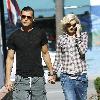 Gwen Stefani and Gavin Rossdale enjoy a Valentine's Day lunch at The Fox And Hound restaurant in Studio City Los Angeles.