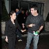 Simon Cowell leaving his hotel in flared jeans and a packet of KOOL brand menthol cigarettes London.