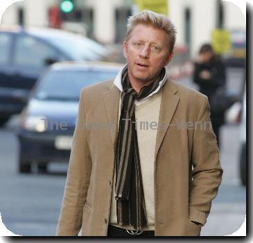 Boris Becker 
out shopping in Mayfair
London, England.