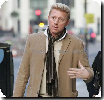 Boris Becker 
out shopping in Mayfair
London, England.