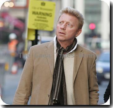 Boris Becker 
out shopping in Mayfair
London, England.