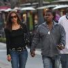 '30 Rock' star Tracy Morgan holding hands with a female companion while out shopping in Hollywood. Los Angeles.