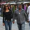 '30 Rock' star Tracy Morgan holding hands with a female companion while out shopping in Hollywood. Los Angeles.